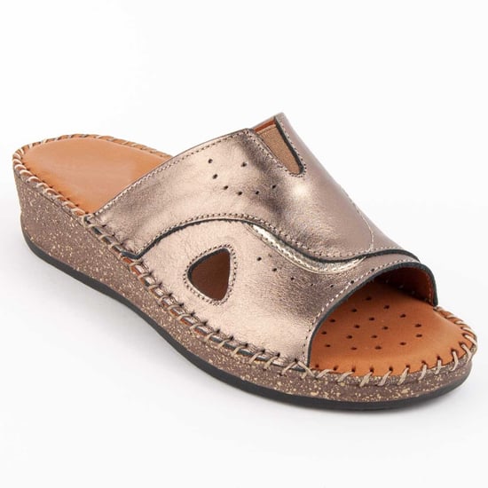 Purapiel Sandalen Met Een Sleehak Leida3 Brons - Image 2