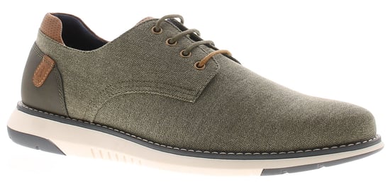 Hush Puppies Heren Veterschoenen Bruce Canvas Groen - Image 1