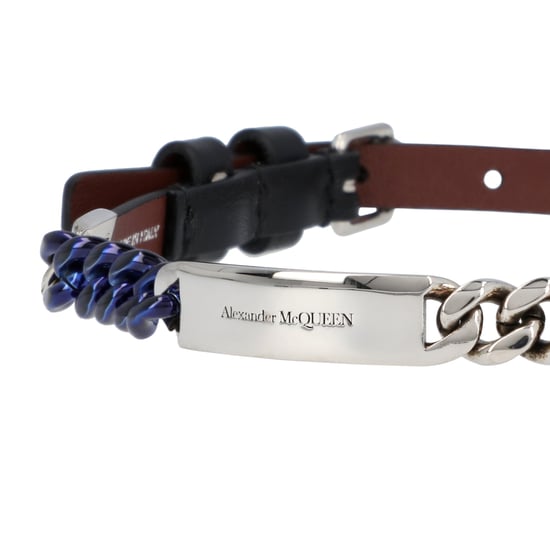 Alexander McQueen Bangles Men Black - Image 3