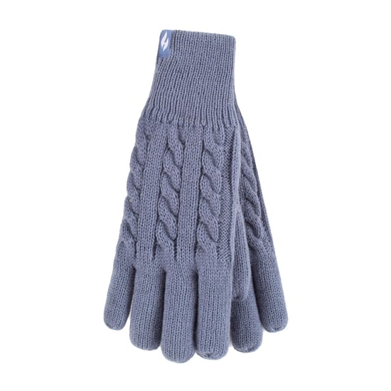 Dames Kabelbrei 2.3 Tog Fleece Gevoerde Thermische Winterhandschoenen - Image 1