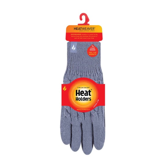 Dames Kabelbrei 2.3 Tog Fleece Gevoerde Thermische Winterhandschoenen - Image 2