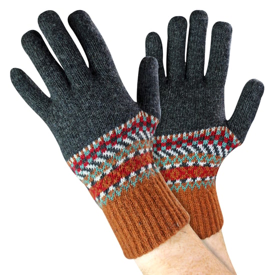 Heren Wollen Handschoenen | Winter Schattige Fairisle Handschoenen voor Koud Weer - Image 1