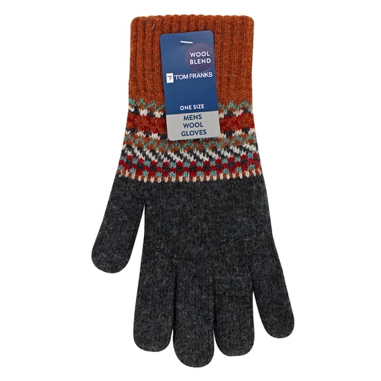 Heren Wollen Handschoenen | Winter Schattige Fairisle Handschoenen voor Koud Weer - Image 2