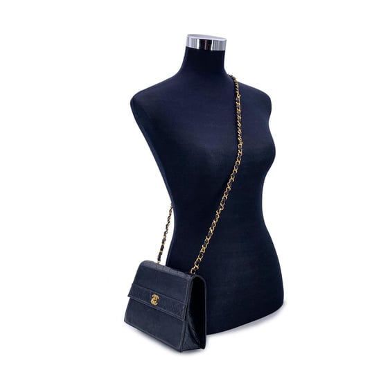 Chanel Vintage Leren Schoudertas Trapezio - Image 2