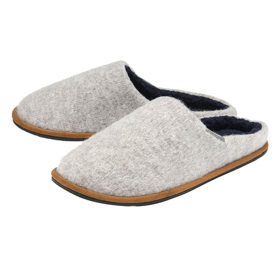 Heren Pluche Gevoerde Muilezelslippers Met Geheugenfoam - Image 1
