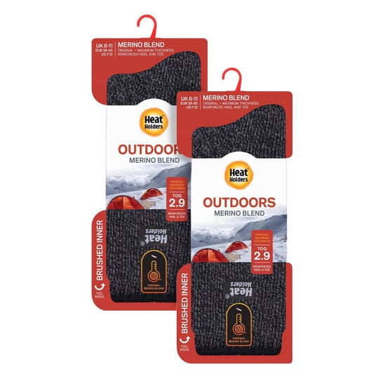 Heren 2-pack Merino Wol Thermosokken - Image 2