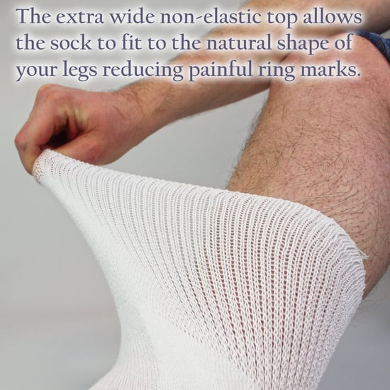 4-Pack Bamboe Diabetessokken met Grip voor Mannen en Vrouwen - Image 4