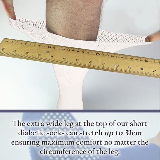 4-Pack Bamboe Diabetessokken met Grip voor Mannen en Vrouwen - Image 5