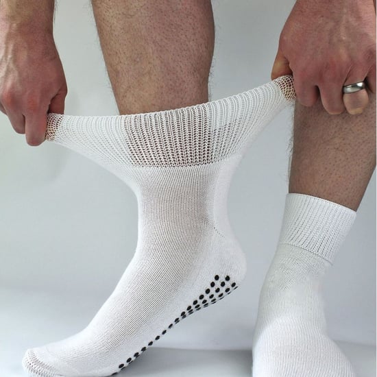 4-Pack Korte Bamboe Diabetessokken met Grips voor Heren en Dames - Image 2
