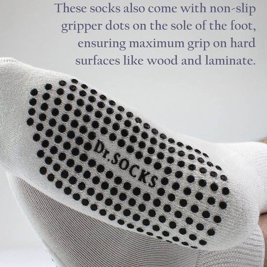 4-Pack Korte Bamboe Diabetessokken met Grips voor Heren en Dames - Image 3