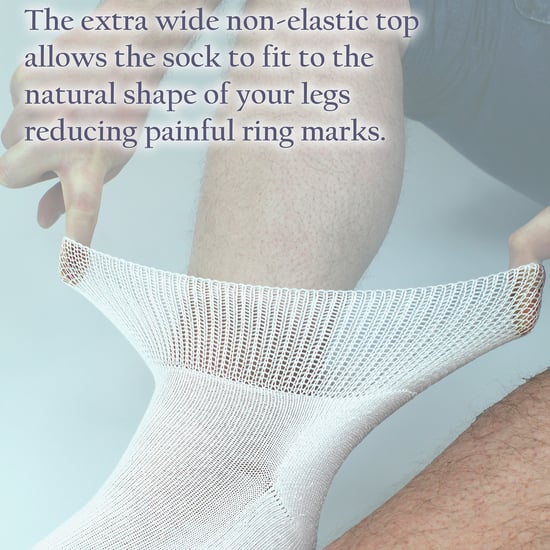 4-Pack Korte Bamboe Diabetessokken met Grips voor Heren en Dames - Image 4