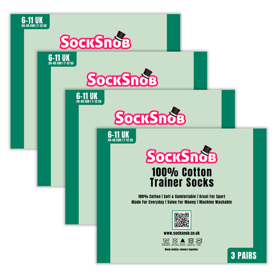 12-pack Heren 100% Katoenen Sneakersokken - Image 2