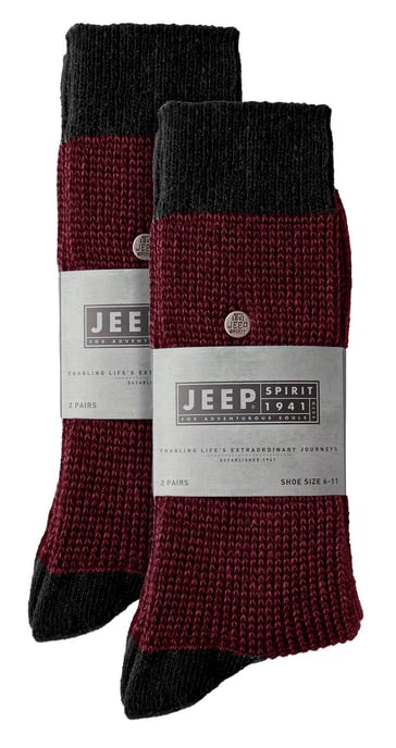 4-pack Heren Katoenen Dress Socks | Spirit Square Geweven Sokken - Image 2