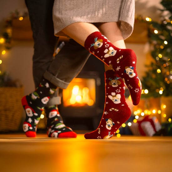 Dames Lite Thermische Kerst Novelty Patroon Sokken - Image 5