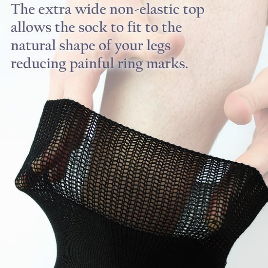 4-Pack Korte Bamboe Diabetessokken met Grips voor Heren en Dames - Image 4
