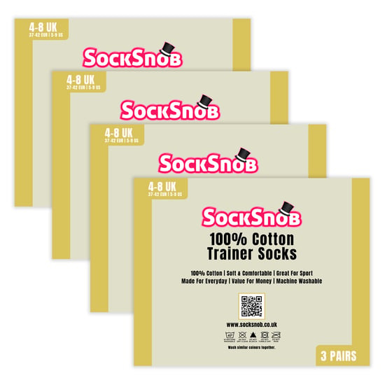 12 Pack Dames 100% Katoenen Sneakersokken - Image 2