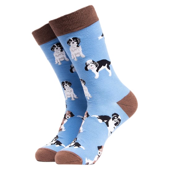 Hondenpatroon Unisex Grappige Dresssokken - Image 1