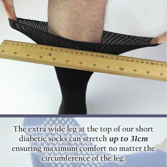 4-Pack Bamboe Diabetessokken met Grip voor Mannen en Vrouwen - Image 5