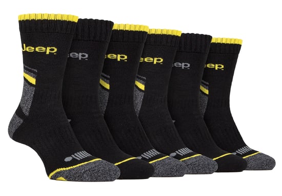 Heren 6-Pack Zware Werk Sokken met Versterkte Hak en Neus - Image 1