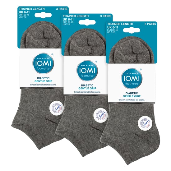 9-pack heren diabetessokken | Non-elastische extra brede enkelsokken - Image 2