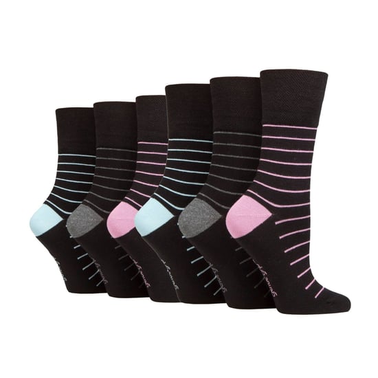 6-Pack Dames Niet-Elastische Losse Top Bamboosokken - Image 1