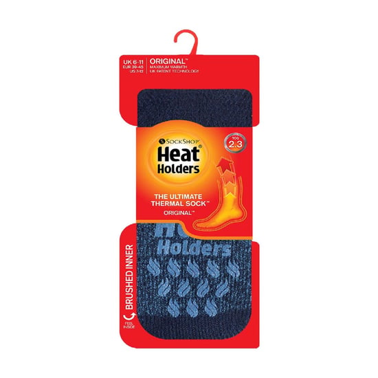 Heren Twistpatroon Fleece Gevoerde Thermo Sokken - Image 2