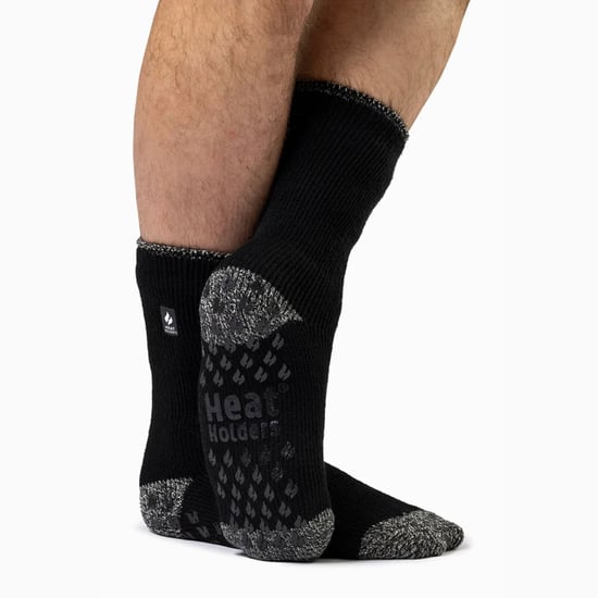 Heren Twistpatroon Fleece Gevoerde Thermo Sokken - Image 4