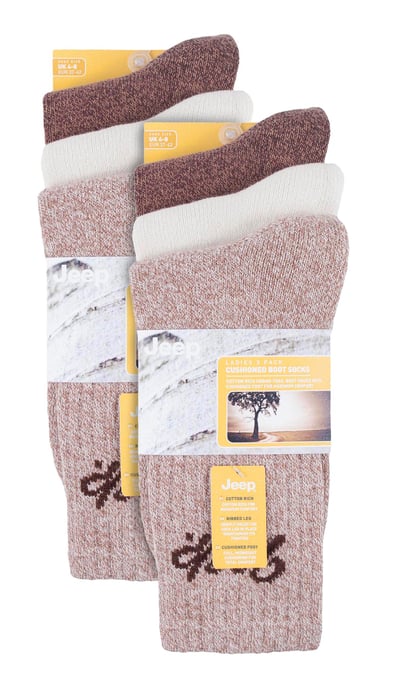 Dames 6-pack wandelsokken | Katoenen sokken voor buiten - Image 2