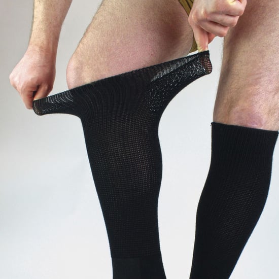 4-Pack Lange Bamboe Diabetessokken Met Grip Voor Mannen En Vrouwen - Image 2