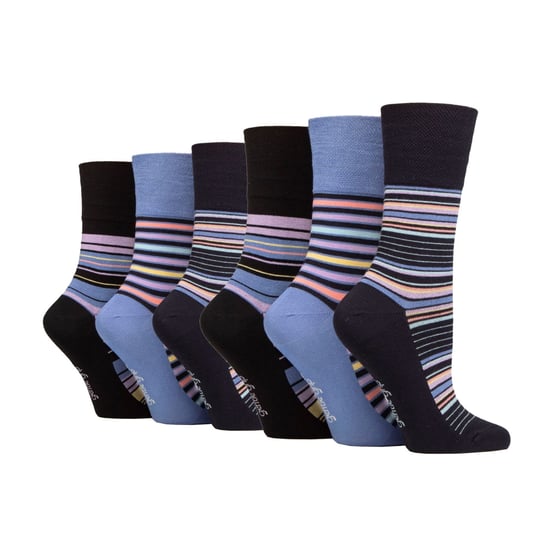 6-Pack Dames Niet-Elastische Losse Bamboosokken - Image 1
