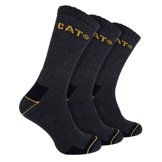 Mannen 3-Pack Echte Werk Sokken met Gevoerde Hak & Teen - Image 1