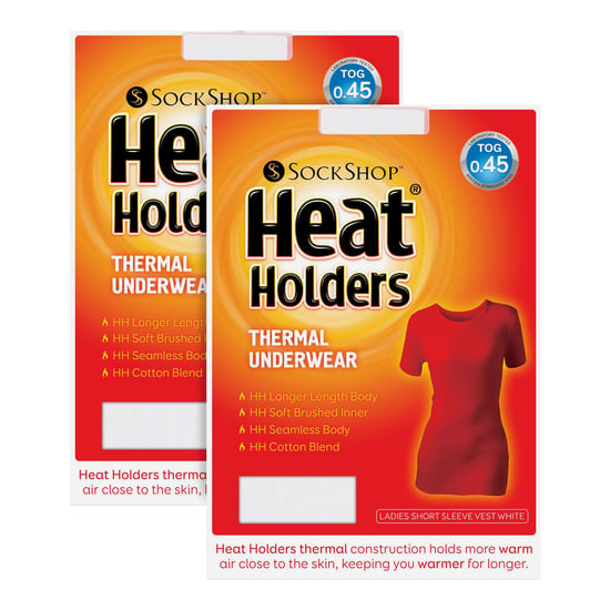 2-Pack Dames Korte Mouw Thermo Tops voor de Winter - Image 2