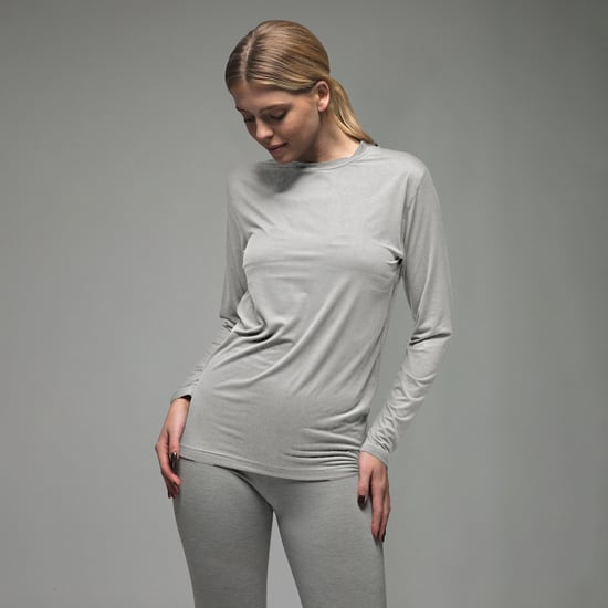 Ultra Lite Fleece-Lined Thermo T-shirt voor Vrouwen | Dames Lange Mouwen Thermo T-shirt - Image 5