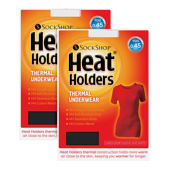 2-Pack Dames Korte Mouw Thermo Tops voor de Winter - Image 2