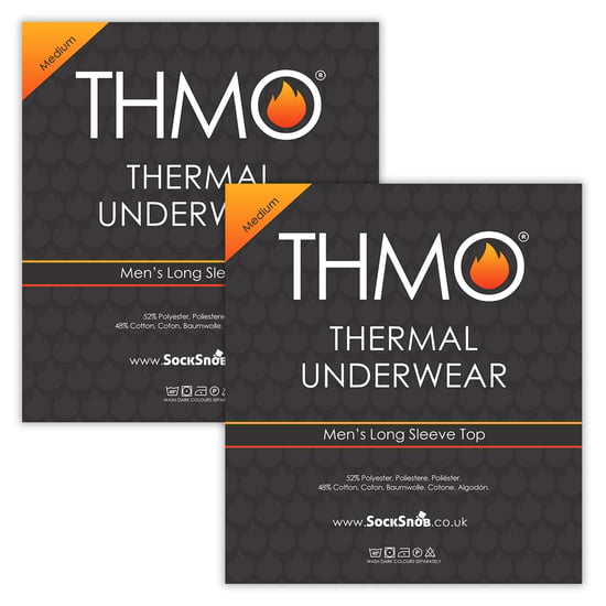 2-pack Heren Thermo Tops Lange Mouwen | Warme Winter Fleece Onderlaag Top - Image 2