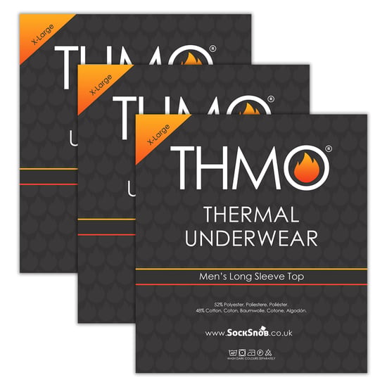 3-Pack Heren Thermisch Ondergoed Top | Winter Basislaag Lange Mouwen Top - Image 2