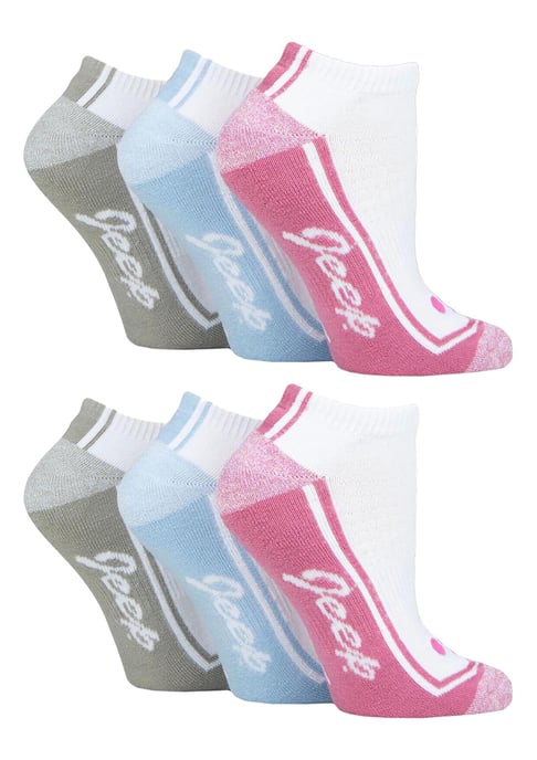 Dames 6-Pack Trainer Sokken | Ademend Gewatteerde Lage Sport Sokken - Image 3