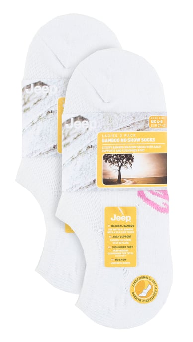 Dames 6-pack Bamboe Geen-Show Sokken | Onzichtbare Sokken met Hiel Grip - Image 2