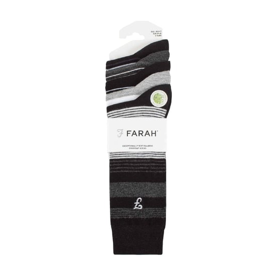 5-Pack Heren Bamboo Felgekleurde Gestreepte Sokken - Image 2