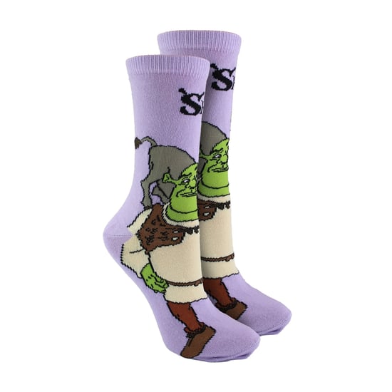 Dames Verjaardags Shrek & Donkey Sokken | Crew Grappige Kousen | Shrek Cadeaus - Image 1