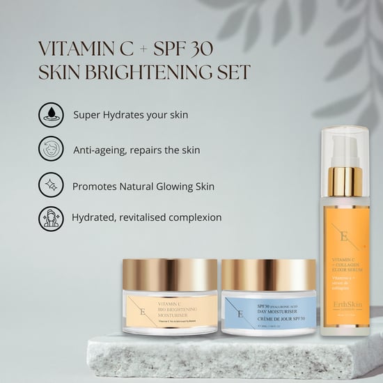 VITAMINE C + COLLAGEN ELIXIR SERUM 60ML + Vitamine C Bio Brightening Moisturiser 50ml+SPF 30 Hyaluronzuur Dagcrème 50ml - Image 2