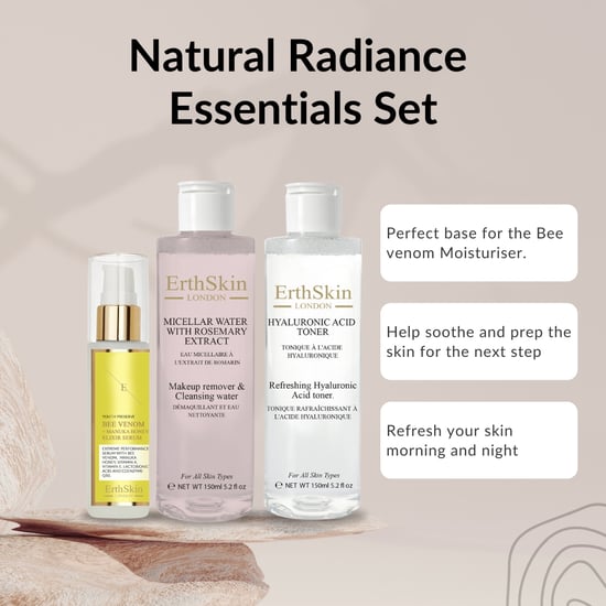 Micellair water met rozemarijnextract 150ml+ Verfrissende toner met hyaluronzuur 150ml+ Serum met bijengif en manukahoning 60ml - Image 2