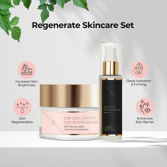 Anti-rimpel Elixir Serum 24k Goud 60ml + EGF Cel Effect Dag Moisturiser 50ml - Image 2
