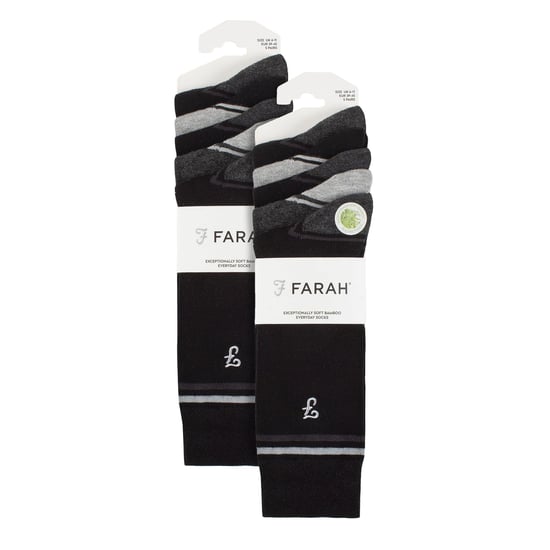 Heren 10 paar multi-pack heldere bamboosokken - Image 2