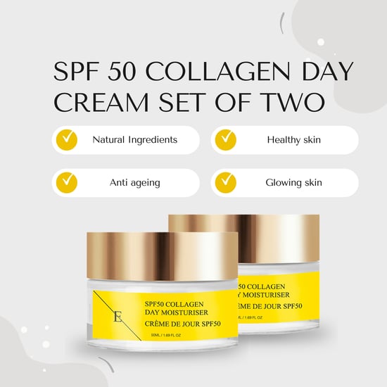 2x SPF 50 Collageen Dagcrème 50ml - Image 2