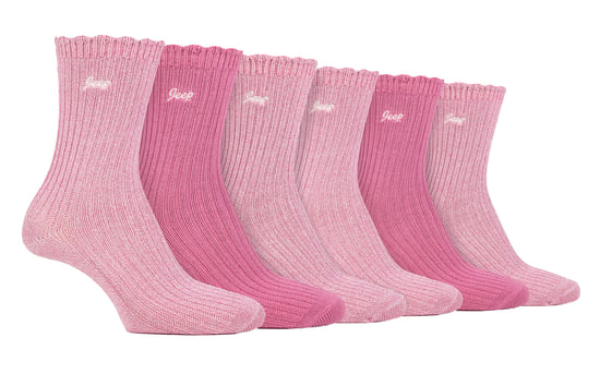 Dames 6-Pack Bamboe Lange Sokken | Schattige Golfrand Sokken - Image 1