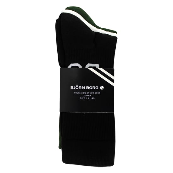 3-Pack Core Sport Geribbelde Top Crew Sokken voor Mannen - Image 2