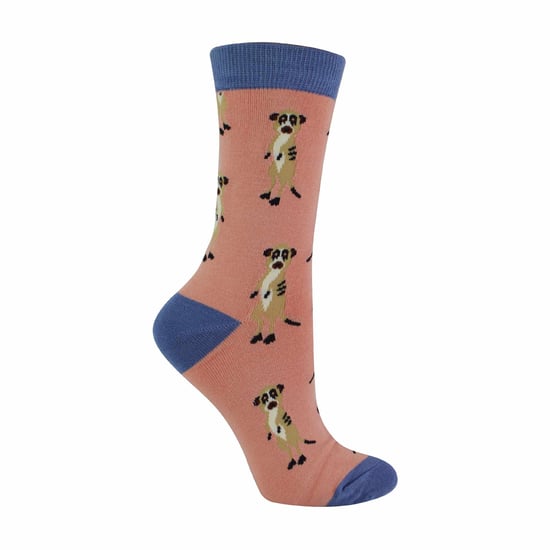 1 Verpakking Dames Novelty Dierenpatroon Bamboosokken - Image 1