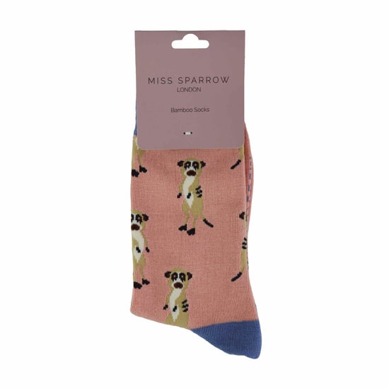 1 Verpakking Dames Novelty Dierenpatroon Bamboosokken - Image 2