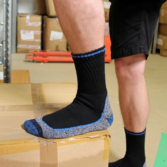 12 Pairs Unisex Zachte Ademende Bamboe Werk Sokken - Image 4